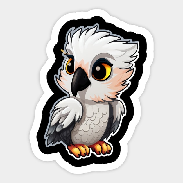 Colorful Cockatoo - Parakeet Macaws Parrot Sticker by fromherotozero